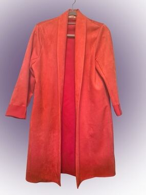 Zara Orange Open Blazer